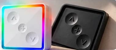 Pannelli C-WALL di IoT Fenster, in bianco con illuminazione RGB e in nero